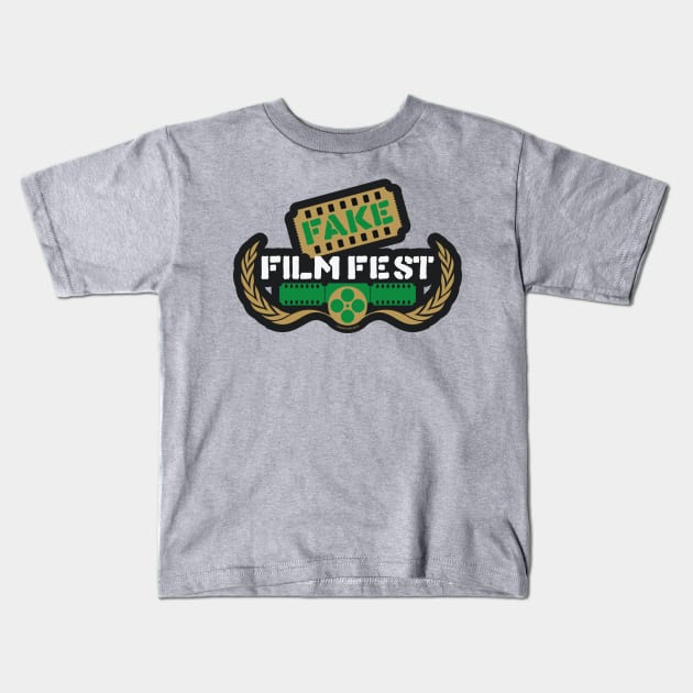 Fake Film Fest Kids T-Shirt by Movie Vigilante